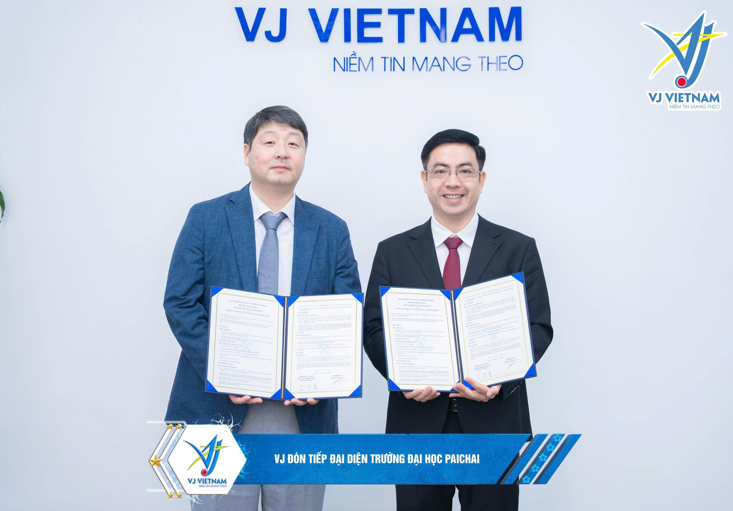 Trường Paichai & VJ ký kết hợp tác