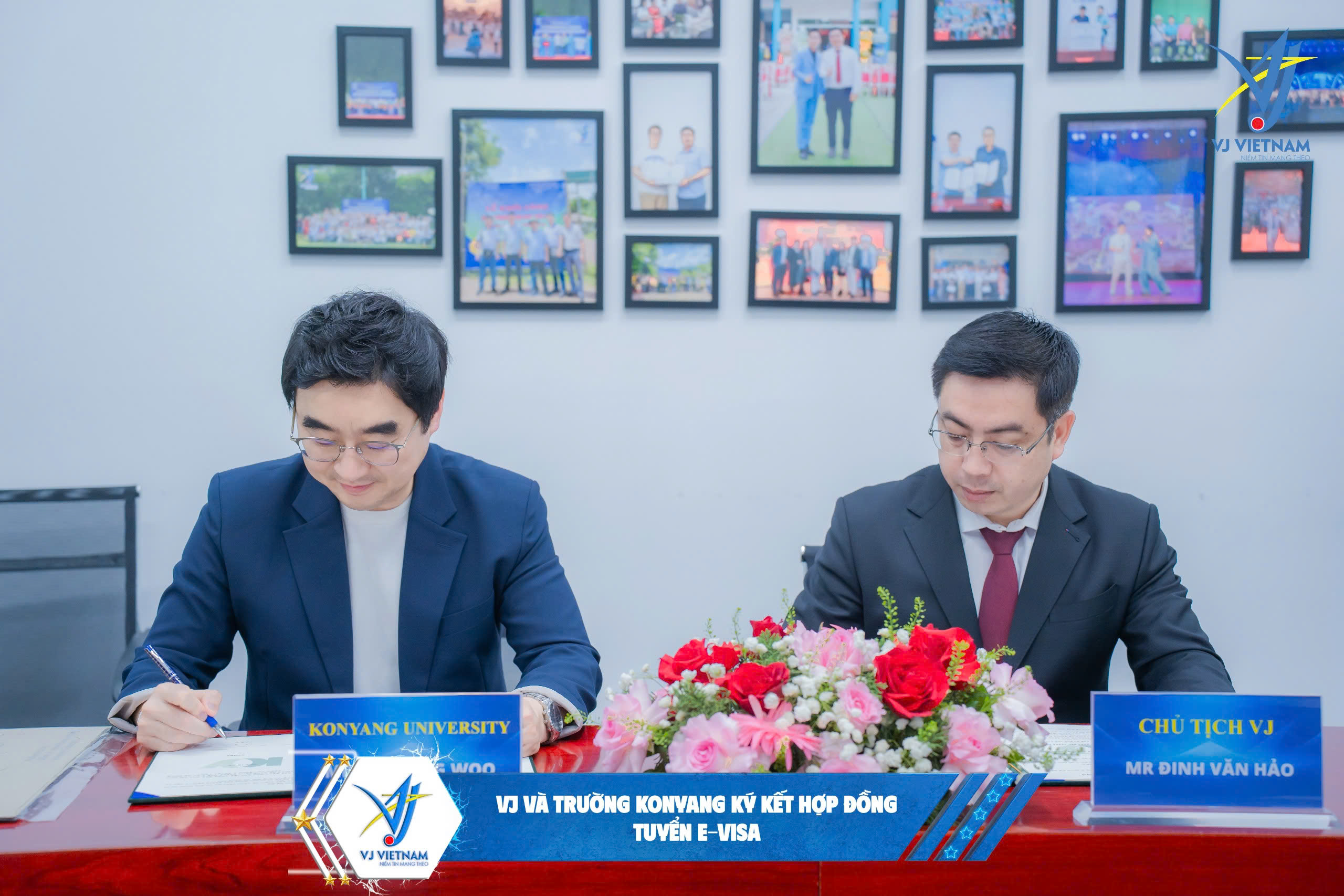 Trường Konyang & VJ ký kết hợp tác