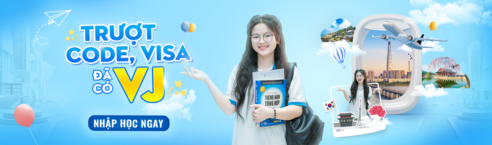 tuyển sinh du học hàn quốc vj
