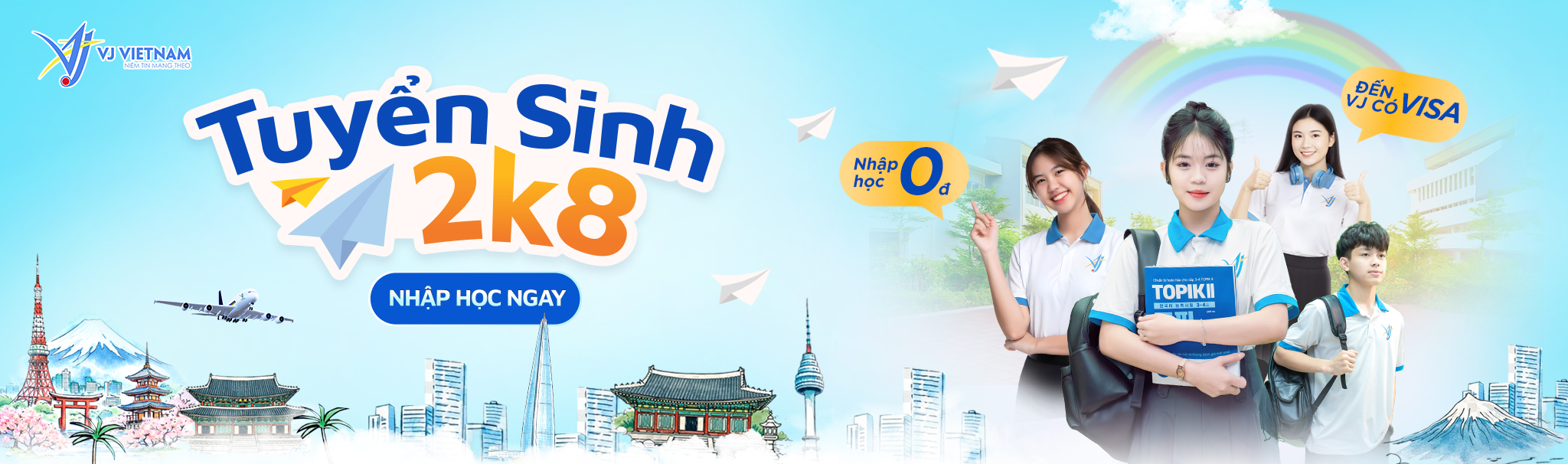 tuyển sinh du học hàn quốc vj